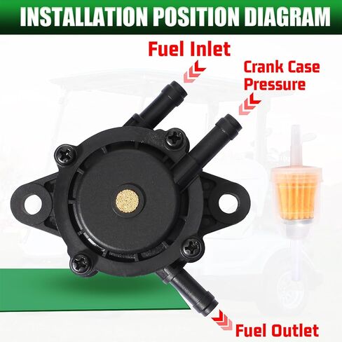مضخة الوقود متوافقة مع Kawasaki FH500V FH580V FX850V FD731V FH721D FH721V FH680V FX730V FH661V FH641V FX801V FH770D FH601V FH430V Mule 600 610 SX KAF400 15HP-25HP 49040-7001 2075 0769 0801 in Saudi Arabia