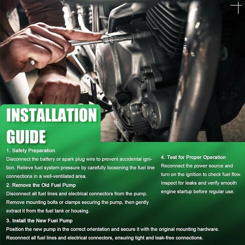 مضخة الوقود متوافقة مع Kawasaki FH500V FH580V FX850V FD731V FH721D FH721V FH680V FX730V FH661V FH641V FX801V FH770D FH601V FH430V Mule 600 610 SX KAF400 15HP-25HP 49040-7001 2075 0769 0801 in Saudi Arabia