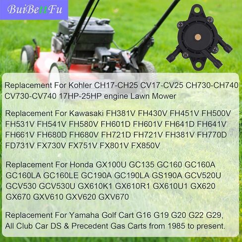 808656 691034 Fuel Pump for BS 692313 491922 Kohler 24 393 16-S Hon&Da 16700-Z0J-003 LG808656 M145667 Fuel Filter & Fuel Line Shut Off Valve for Kawasaki 49040-7001 Lawn Mower Parts in Kuwait