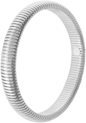 Chunky Bangle Bracelets Coil Stackable Snake Chain Bracelet Interlocking Layered Wrap Bangle Bracelets in Kuwait