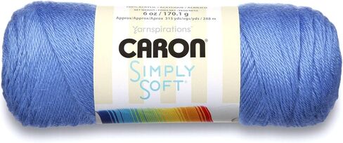 Caron Simply Soft Brites Yarn, 6 oz, Blue Mint, 1 Ball in Saudi Arabia