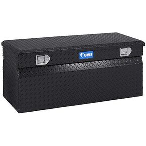 UWS TBC-48-BLK Black Chest Box with Beveled Insulated Lid