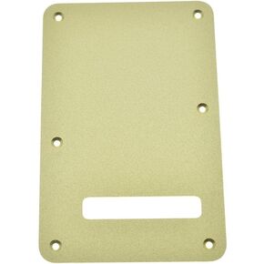 Dopro 11 Hole Matte Aluminum Strat Back Plate Cover Metal Anodized Tremolo Cavity Cover for USA/Mexico ST/Strat/Stratocaster Matte Black