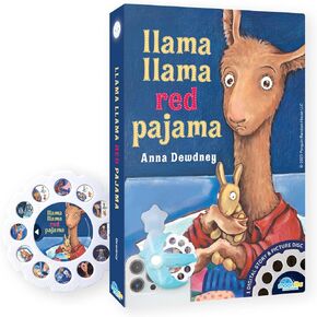 Moonlite Storytime - Llama Llama Red Pajama Storytime Disc - A Magical Read Together - Projector Sold Separately - Digital Story w/ Sound FX - Toddler Early Learning Gifts for Kids Ages 1 Year & Up