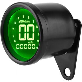 LCD Speedometer Odometer, Motorcycle Speedometer DC 12V LCD Display for Most DC 12V Motorcycle