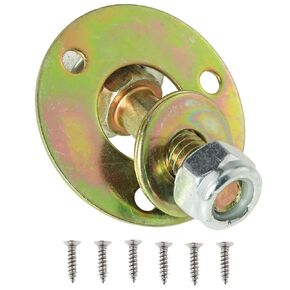 Rocking Chair Accessories 1 Set Rocker Bearing Connecting Fittings Furniture Connecting Fitting Screw kit with 6 Screws