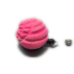 Strawberry Concha ID badge reels