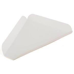 Southern Champion Tray 1480 Paperboard White Pizza Slice Wedge, 8-7/16" Length x 7-3/4" Width (Case of 500)