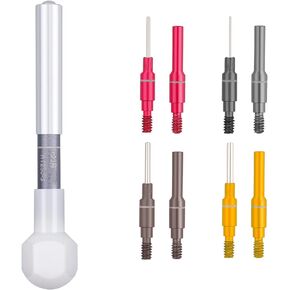 JRready ST5244-HT250 Retention Dynamometer Kit, HT250-3 Electrical Tension Tester Tool with Socket & Pin Tester Tips Provides The Correct Positioning for 20# 22# Contacts