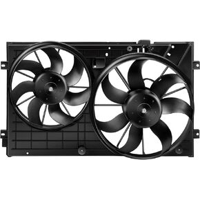 SCITOO Radiator Condenser Cooling Fan Compatible for Audi A3/A3 Quattro/S3 for Cabrio/Golf SportWagen/Jetta/Passat/Rabbit