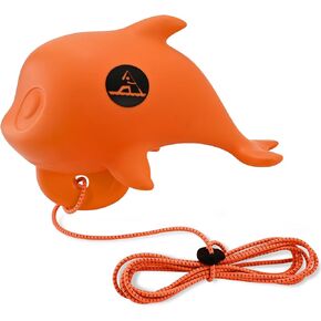 Floating Anchor Ball Marker Buoy Dolphins Shaped Pontoon Boat Accessories for Trail Markers, Dock Floats, Swim Buoy, Kayak Anchor Kit, Pool Buoy High Visibility Bungee Cord