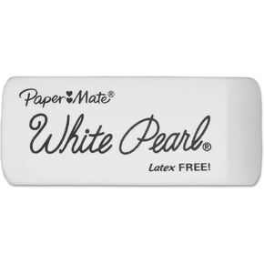 Paper Mate 70624 White Pearl Eraser, 3/Pack