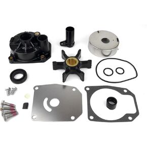 0432955 Water Pump Rebuild Kit Replacement for 60HP 65HP 70HP 75HP Evinrude Johnson Outboards with Housing Key 432955 OMC Sierra 18-3389
