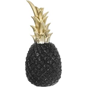 uxcell Artificial Pineapple, 9.8" Fake Pineapple Figure Fake Fruit Table Centerpiece Decor for Home Wedding Party, Black