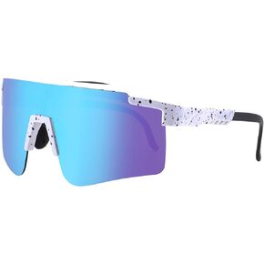 YUNBLL&KO Sports Sunglasses Men Women, Cycling Glasses UV400 Protection, Adjustable Temple & Nose Pad