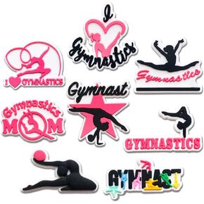 Sports Shoe Decoration Charms for Clog, Hockey Gymnastics Wrestling Charms Accessories for Teen Adults Party Favor