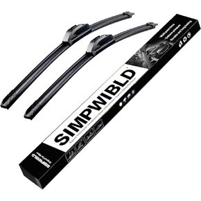2 Factory Wiper Blades Replacement For 2003-2007 Accord/2016-2020 Civic/2016-2020 HR-V Original Equipment Windshield Wiper Blades Set 26"+18" (Set of 2) U/J HOOK