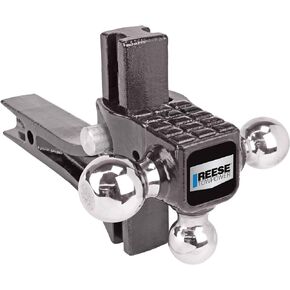 Reese Towpower 7068900 Rotating Tri-Ball/Step Mount, Black