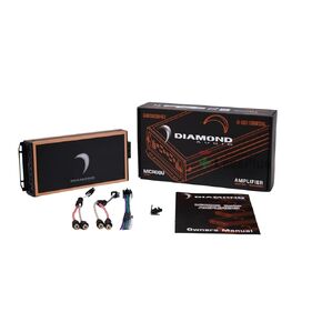 Diamond Audio MICRO84U 4-Channel Full Range Class D Powersports Amplifier, 660 W