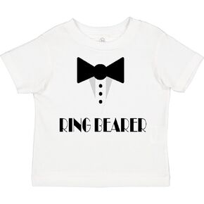 inktastic Ringbearer Mock Tux Wedding Tuxedo Toddler T-Shirt