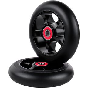 2Pcs 110mm Pro Scooter Wheels with Abec 9 Bearings Fit for MGP/Razor/Lucky Envy/Vokul Pro Scooters Replacement Wheels