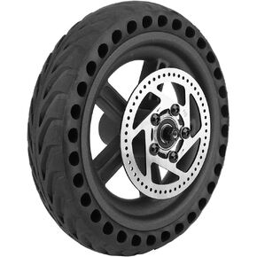 VGEBY Scooter Wheel Hub Tyre, Shock-Absorbing Anti-Explosion Honeycomb Electric Scooter Rear Tire Wheel Replacement Set Compatible with 8.5in Electric Scooter