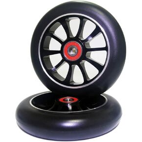 2PCS 110mm Pro Scooter Wheels with ABEC 9 Bearings Fit for MGP/Razor/Lucky Pro Scooters (Blue)