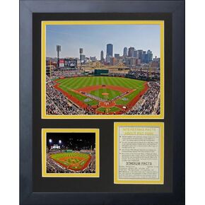 Legends Never Die Pittsburgh Pirates PNC Park Framed Photo Collage, 11 by 14-Inch
