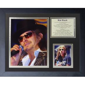 Legends Never Die "Kid Rock Framed Photo Collage, 11 x 14-Inch, (16290U)
