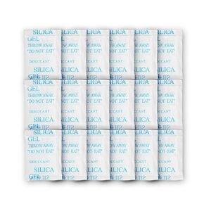 80 Pcs 5 Gram Silica Gel Packets-Transparent Desiccant Packs- Dehumidifier Bags- Moisture Absorbers for Shoe Storage, Jewelry Box, Closet, Storage Box, Food Storage (Safe) Electronics, Reusable