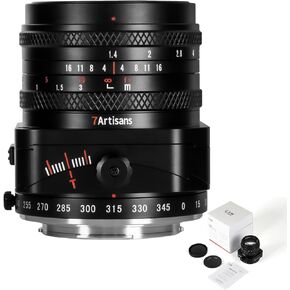 7artisans 50 مم F1.4 عدسة إمالة، APS-C، عدسة ذات فتحة كبيرة رئيسية، متوافقة مع كاميرا Sony E Mount بدون مرآة a7 a7II a7III a7R a7RII a7RIII a7RIV a7S a7SII a9 a7C