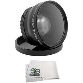 37mm High Definition Super Wide Angle Lens w/Built in Macro Conversion Lens for Canon Nikon Panasonic Sony Camera Camcorder & Lens