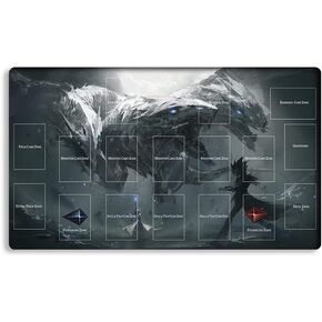New Mlikemat Playmat Blue-Eyes Ultimate Dragon TCG CCG Trading Card Game Mat Free Bag