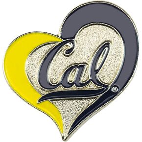 aminco NCAA unisex-adult Swirl Heart Pin