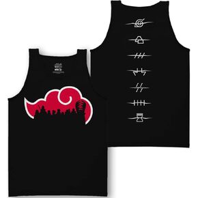Ripple Junction Naruto Shippuden Akatsuki Silhouette Adult Tank Top