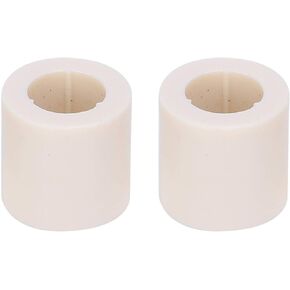 Keenso Billiard Cue Stick Ferrules 40pcs Fiber Billiards Stick Pool Cue Ferrules Tubes Replacement Parts Repair Accessories (0.5 inch)