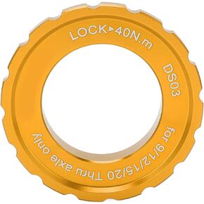 Bike Centerlock Lockring Aluminum Alloy Disc Brake Adapter Wheelset Hub Barrel Shaft Disc Rotor Lock Ring