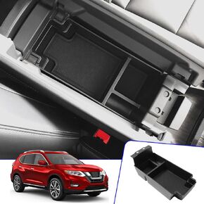 Center Console Organizer Compatible with 2021 2022 2023 2024 Nissan Rogue Storage Box Organizer Armrest Insert Storage Tray Accessories (ABS Silica Gel.Not fit ROGUE SPORT) in Saudi Arabia