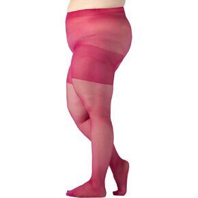 CALZITALY Plus Size Tights, Polka Dots Tights | Black, Skin | XL, 2XL, 3XL, 4XL | 20 DEN | Made in Italy
