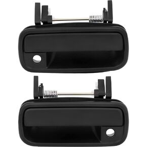 Exterior Door Handles Front Driver Passenger Side Replacement for 1989-1997 for Toyota 4Runner 1989-1995 for Toyota Pickup Texture Black(2pcs)