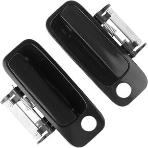 Exterior Outside Door Handle Fit for Toyota Avalon 2000 2001 2002 2003 2004 Front Left Driver & Right Passenger Door Handle Replace OE# 80339 80846 69210AC030C0 69220AC030C0 Black w/Keyhole