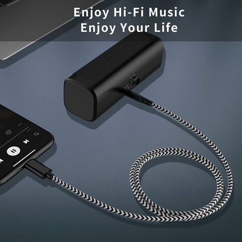 Headphone Aux Adapter Cord 6.6ft for Apple Certified Lightning to 3.5 mm Jack Car Aux Stereo Audio Cable Compatible with iPhone 14/13/13 Pro/13 Pro Max/12/12 Pro/12 Pro Max/11/11 Pro/X/XR/XS/SE in Saudi Arabia