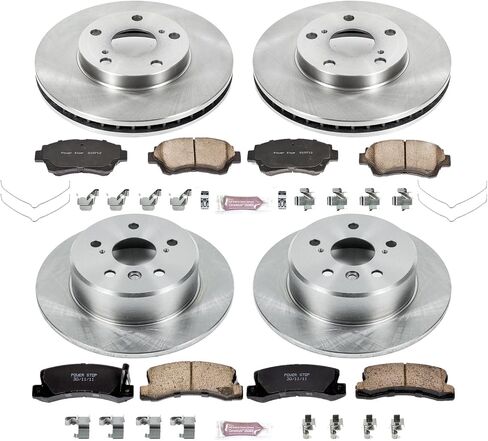 Power Stop KOE2776 Autospecialty Front and Rear Replacement Brake Kit-OE Brake Rotors & Ceramic Brake Pads in Saudi Arabia