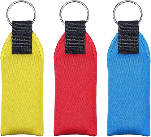 TecUnite Floating Neoprene Boat Keychain, 3 Pack Key Chain and Lanyard, Floatable Foam Key Fob for Water Sports in Saudi Arabia