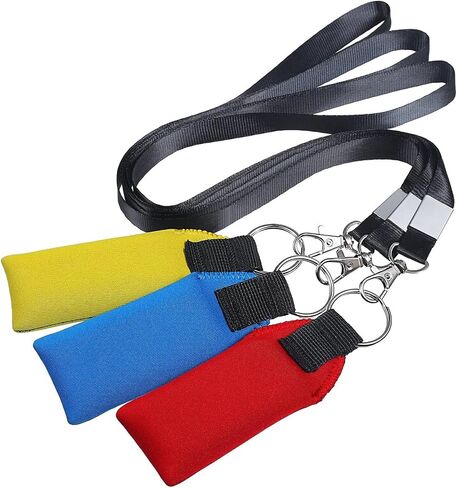 TecUnite Floating Neoprene Boat Keychain, 3 Pack Key Chain and Lanyard, Floatable Foam Key Fob for Water Sports in Saudi Arabia