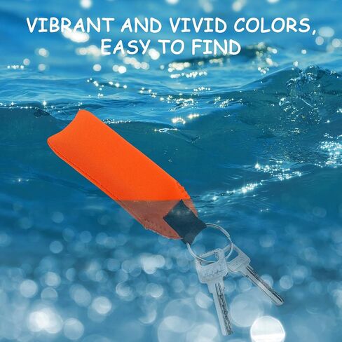 TecUnite Floating Neoprene Boat Keychain, 3 Pack Key Chain and Lanyard, Floatable Foam Key Fob for Water Sports in Saudi Arabia