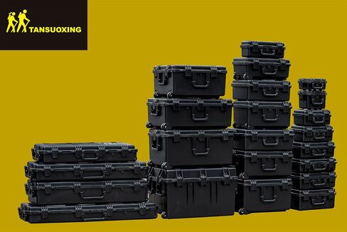 Impact Rolling Hard Case With Customizable Foam, Waterproof & Dustproof 31.3 x 20.3 x 12.2 Inches Protective Camera Case With Handle, Tool Box (Black) in Saudi Arabia