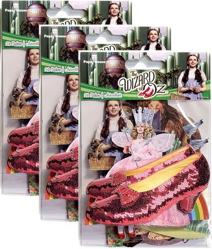 Paper House Productions The Wizard of Oz 24-Piece Scrapbook Die-Cut Foil Accent Sticker Pack in Kuwait