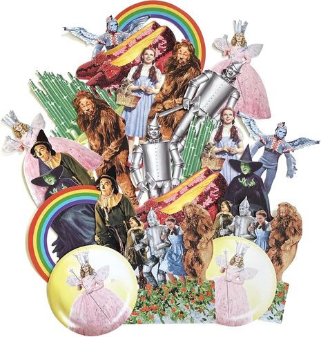 مجموعة ملصقات رائعة من Paper House Productions The Wizard of Oz مكونة من 24 قطعة من قصاصات الورق المقطوعة بالقالب in Saudi Arabia
