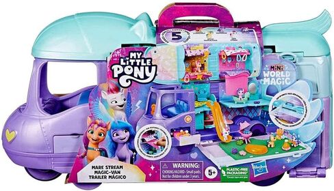 My Little Pony Playset Mini World Magic Mare Stream, Buildable Trailer Camper Van, Mini Toys for Girls and Boys Age 5 and Up in Kuwait